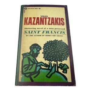 Saint Francis Nikos Kazantzakis Paperback 1966 Vintage